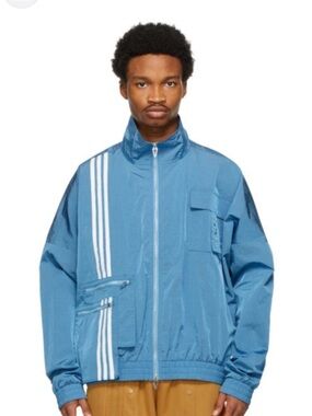 Adidas × IVY PARK Blue Nylon Track
Jacket and Pants Size 2XL NWT
